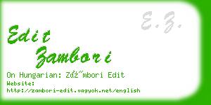 edit zambori business card